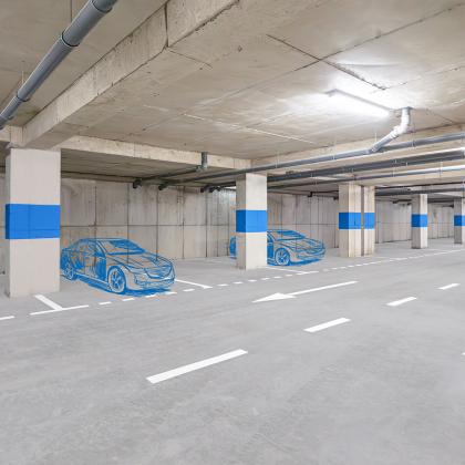 Parkim në shitje në Tiranë - Mangalem 21 Shkalla 20, 21, 22, 23 Kati -1